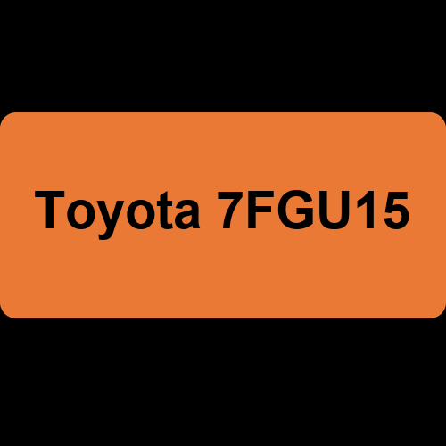 Toyota 7FGU15